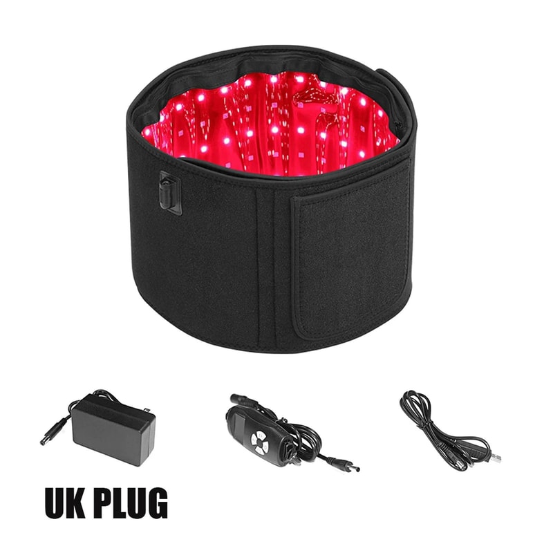 Red And Infrared Light Therapy Belt 660nm 850nm LED Slimming And Muscle Recovery Wrap 14