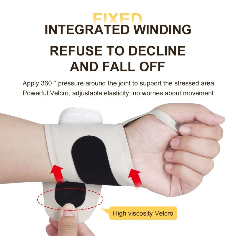 Electric Cordless Wrist Massager USB Rechargeable Vibration For Carpal Tunnel And Fatigue Relief 1