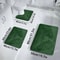 3 Piece Bath Mat Set Nonslip Quick Dry Soft Water Absorbent Machine Washable Bathroom Rugs 9