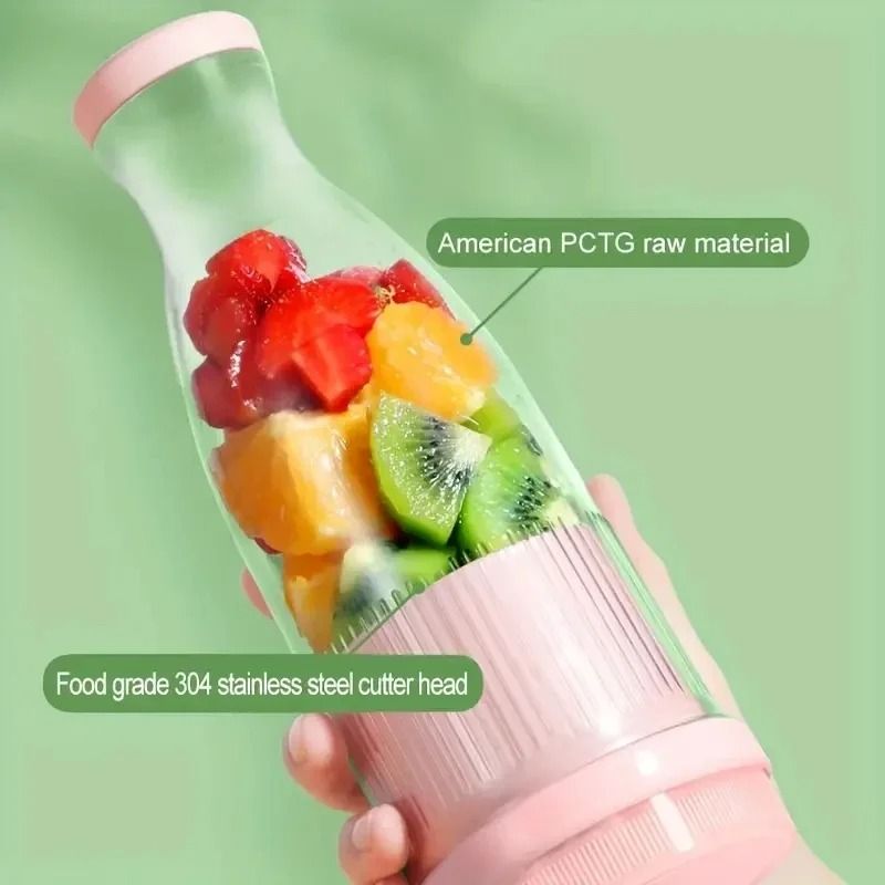 Portable Electric Juicer Cup USB Rechargeable Blender For Smoothies And Milkshakes 2