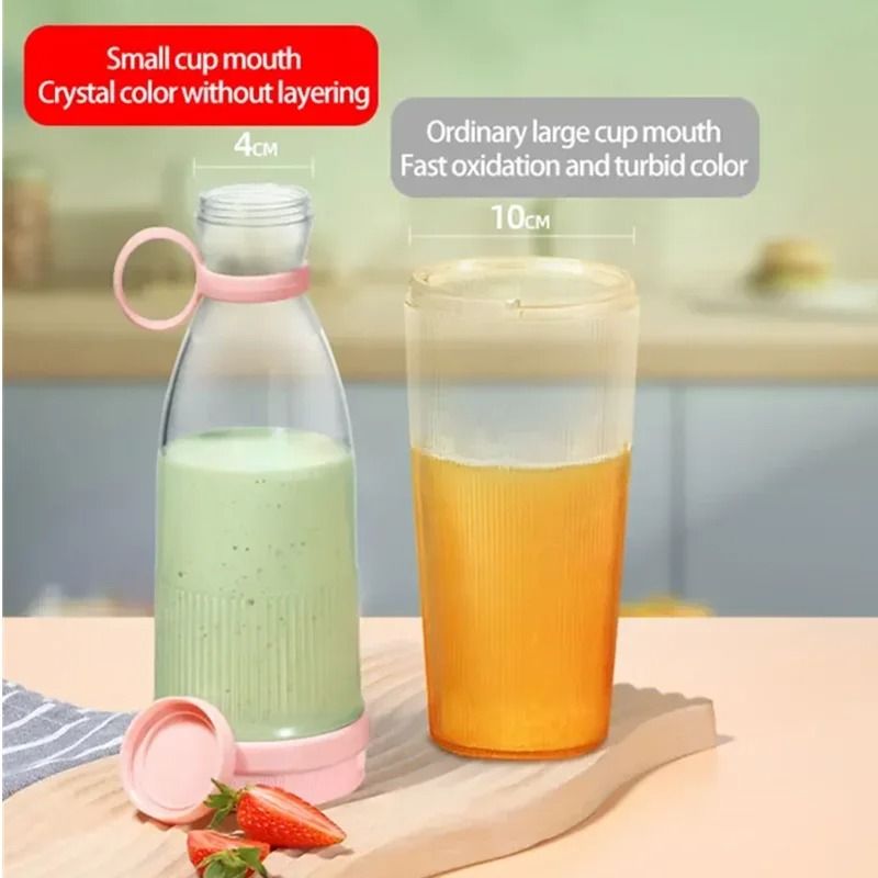 Portable Electric Juicer Cup USB Rechargeable Blender For Smoothies And Milkshakes 3