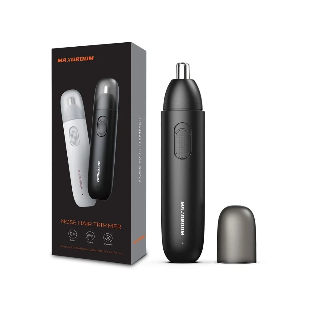 Rechargeable Nose Hair Trimmer 360 Dual Blade Painless Electric Groomer For Men 7