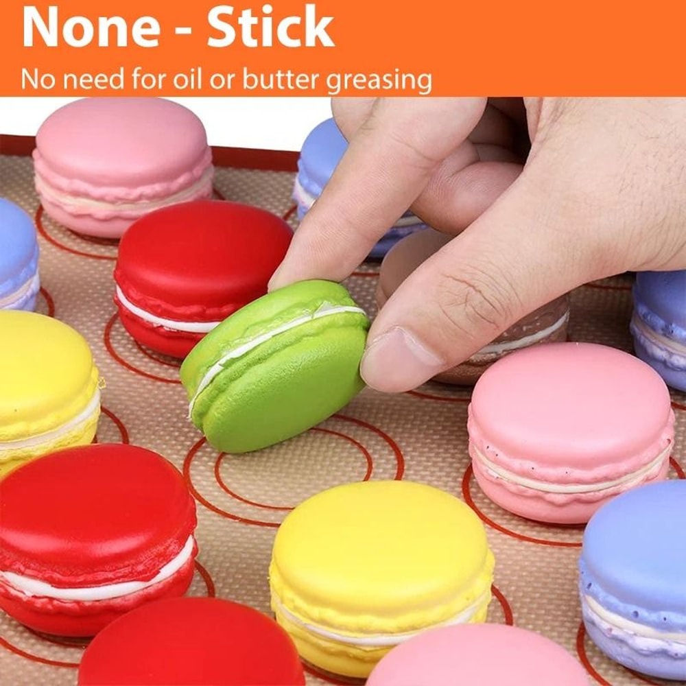 Silicone Non Stick Baking Mat Reusable Heat Resistant Oven Liner 6