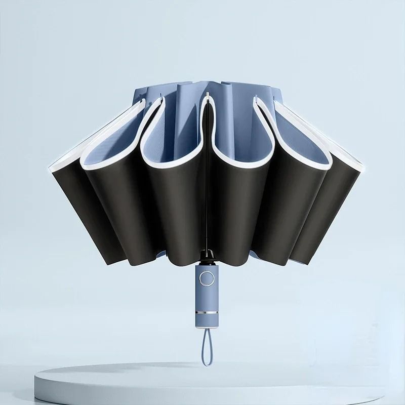 Automatic Reverse Folding Umbrella With Windproof And UV Protection 9