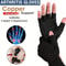 Compression Arthritis Gloves With Copper Fiber Half Finger Design 1