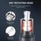 Rechargeable 3 In 1 Nose Ear And Eyebrow Hair Trimmer With Beard And Sideburn Attachments 4