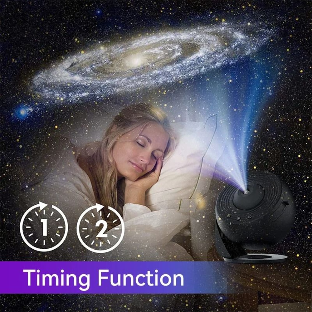 12in1 Planetarium Galaxy Projector With Starry Sky Films And Timer 1