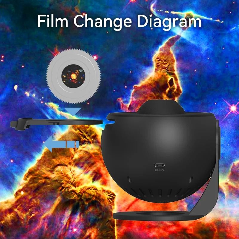 12in1 Planetarium Galaxy Projector With Starry Sky Films And Timer 2