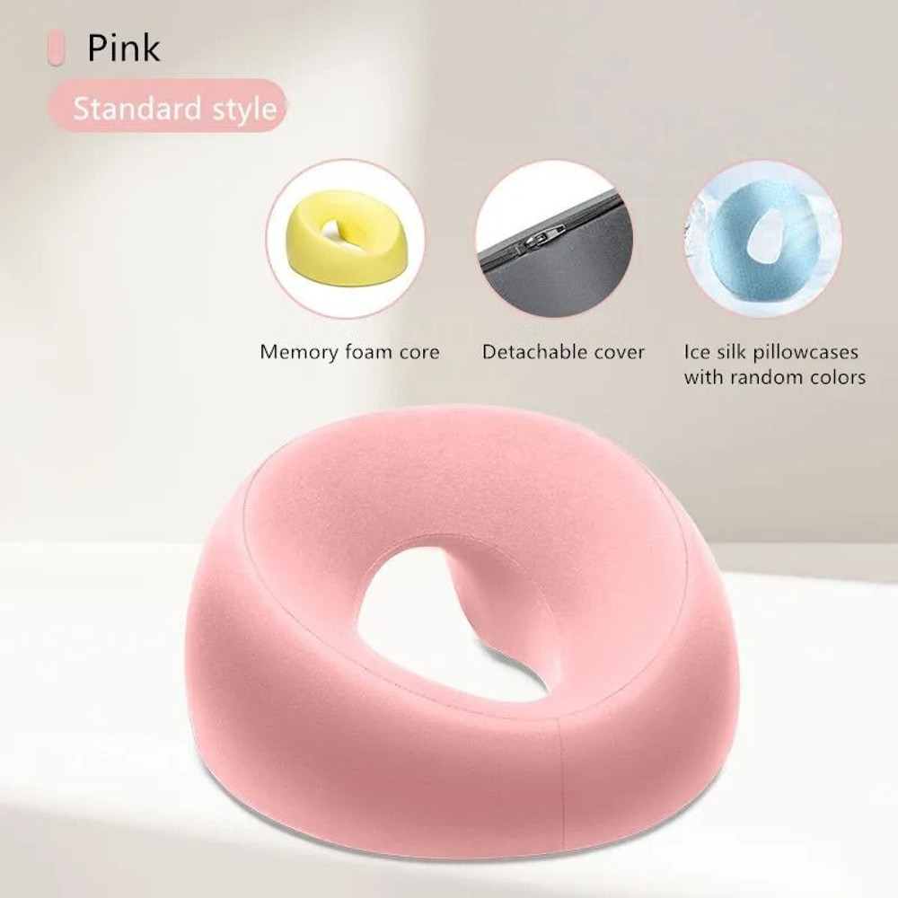 Ergonomic Memory Foam Face Rest Pillow For Lying Down And Massage Support 6