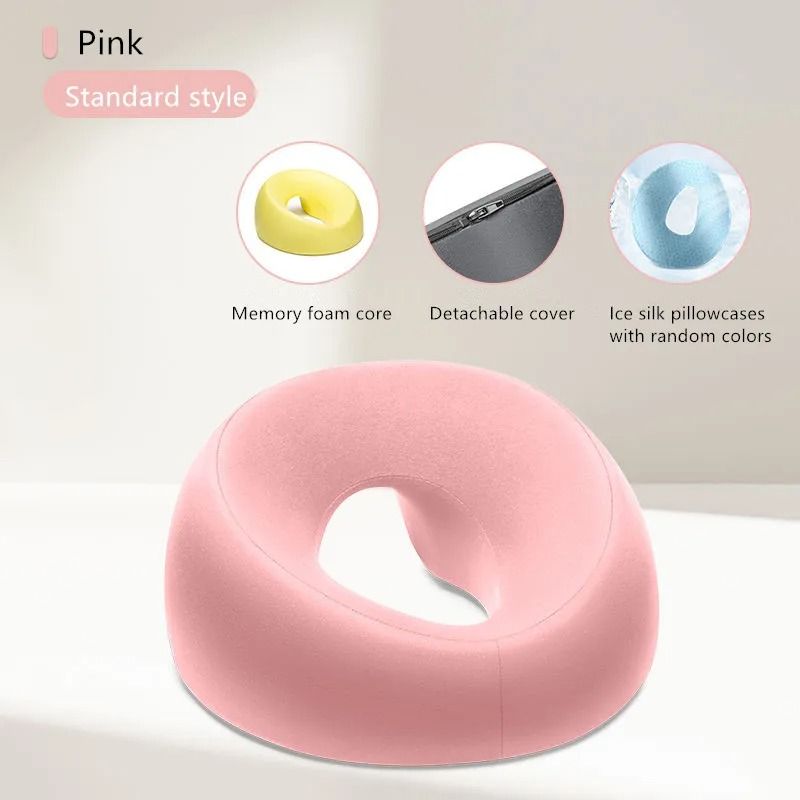 Ergonomic Memory Foam Face Rest Pillow For Lying Down And Massage Support 6