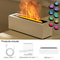 Flame Effect Essential Oil Diffuser With Ultrasonic Mist And Ambient Night Light 10