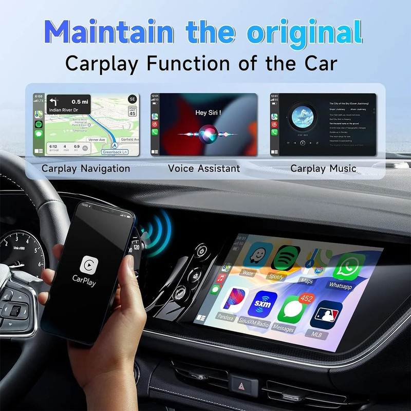2in1 Wireless CarPlay And Android Auto Adapter With USB TypeC 4