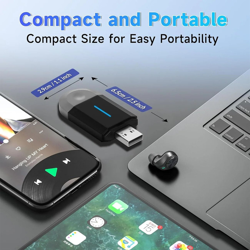 2in1 Wireless CarPlay And Android Auto Adapter With USB TypeC 6