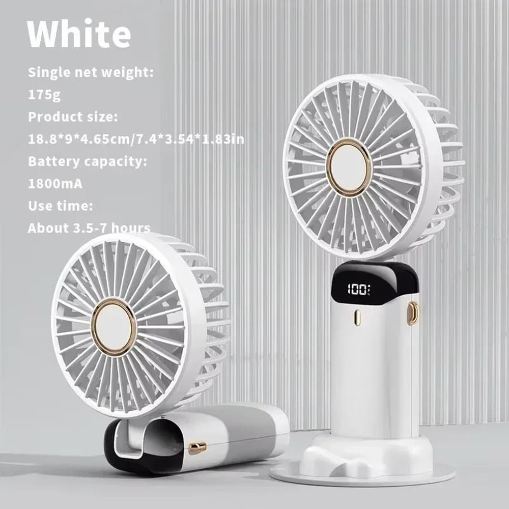 Rechargeable Portable Neck Fan With Mini Air Conditioner Cooling 15