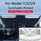 Tesla Model 3 And Model Y Sunroof Sunshade With UV Protection And Heat Insulation 14