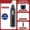Rechargeable Nose Hair Trimmer With DualUse Design And Washable Blades 18