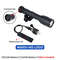 Mini Tactical Weapon Flashlight LED Scout Hunting Light With 20mm Rail Mount 14