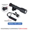 Mini Tactical Weapon Flashlight LED Scout Hunting Light With 20mm Rail Mount 14