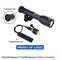 Mini Tactical Weapon Flashlight LED Scout Hunting Light With 20mm Rail Mount 17