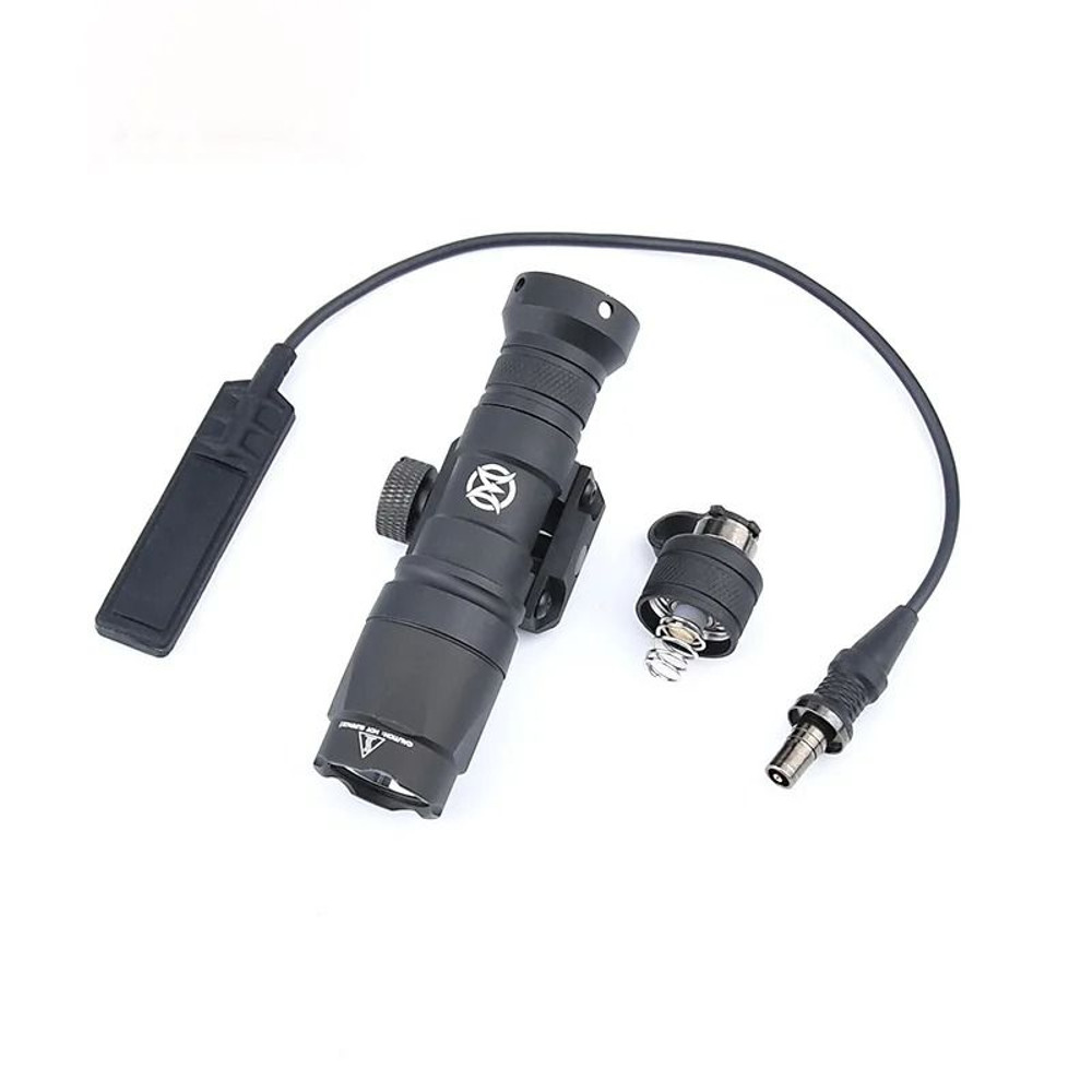 Mini Tactical Weapon Flashlight LED Scout Hunting Light With 20mm Rail Mount 8