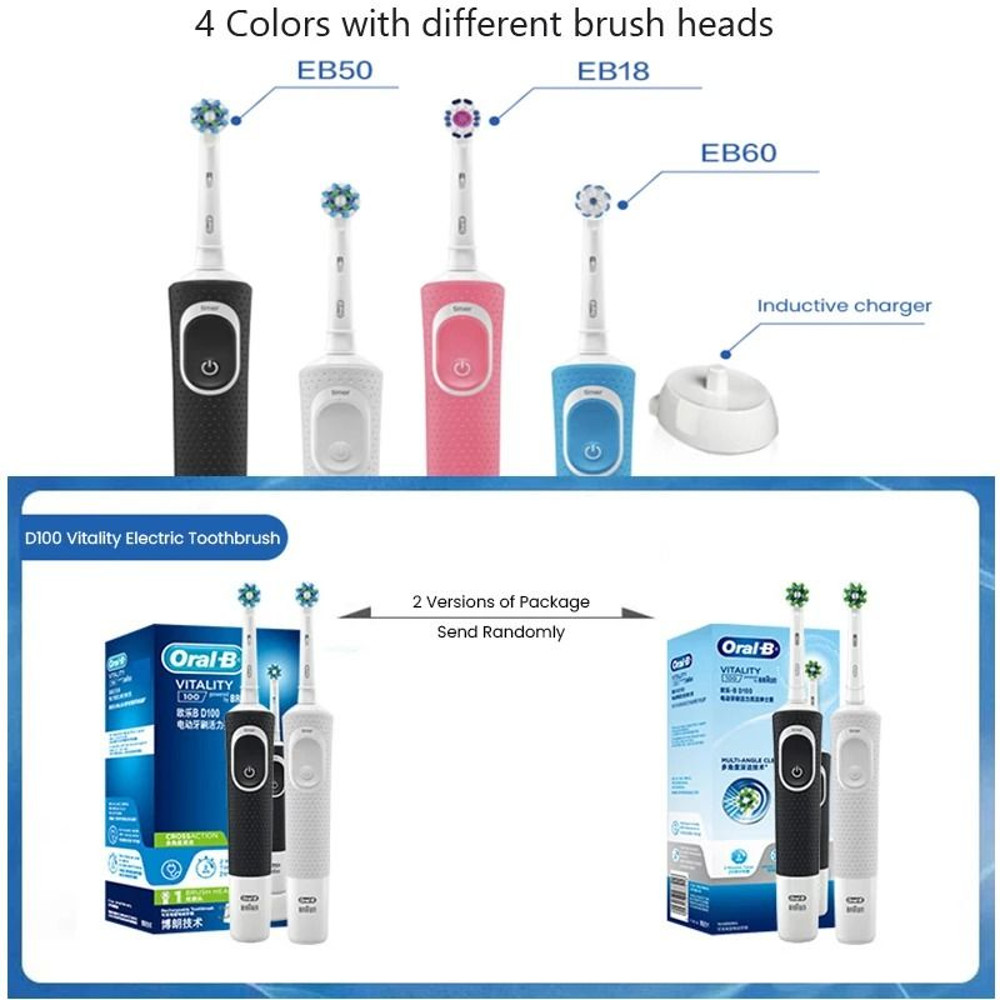 Rechargeable Electric Toothbrush With Timer And Waterproof Design For Deep Cleaning 5