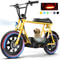 Electric Scooter With Seat For Adults 16 Inch Fat Tire All Terrain Commuter Ebike With Basket 9