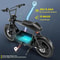 Electric Scooter With Seat For Adults 16 Inch Fat Tire All Terrain Commuter Ebike With Basket 5