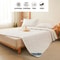 Waterproof Mattress Protector Breathable Noiseless Mattress Cover With Elastic Straps 4