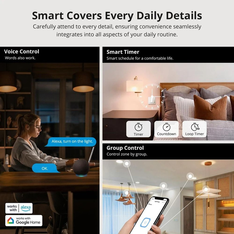 Zigbee Smart Switch Mini Relay Remote Control With Detach Mode 2