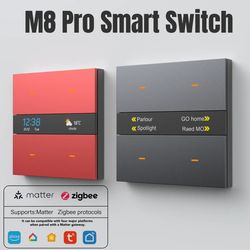 smart switch with zigbee hub hd display and programmable keys
