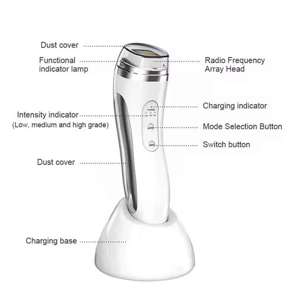 RF Radio Frequency Face Lifting Device Beauty Massager Wrinkle Remover 3
