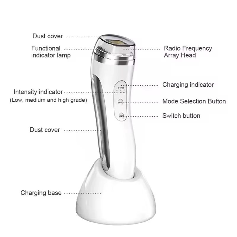 RF Radio Frequency Face Lifting Device Beauty Massager Wrinkle Remover 3