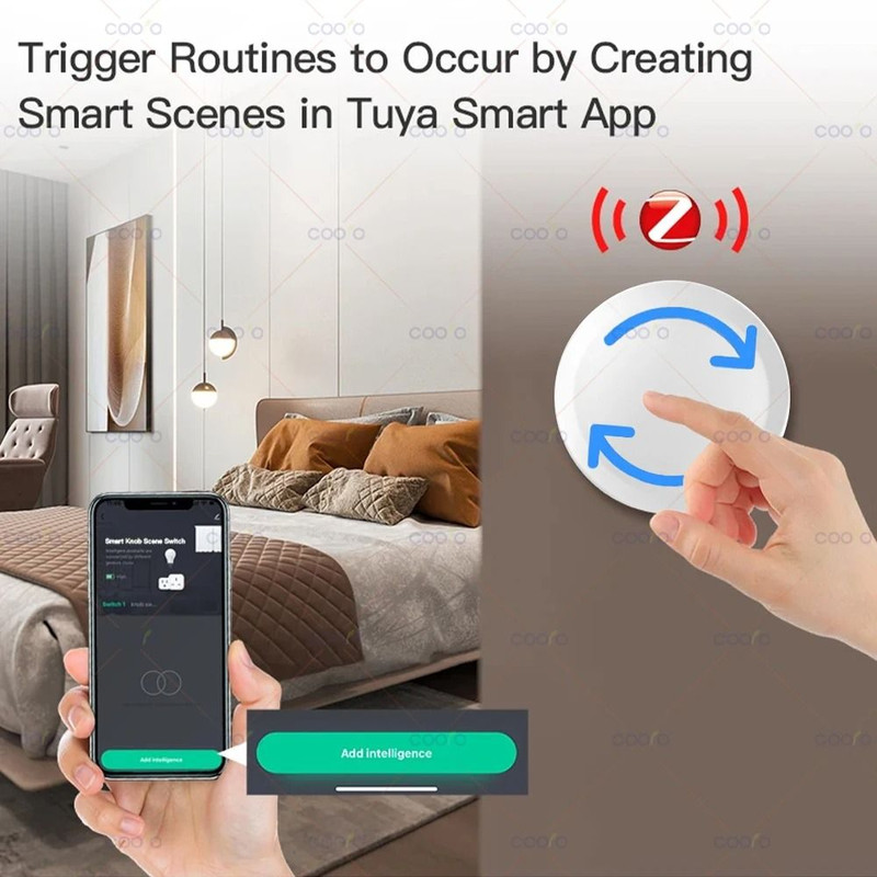 Smart Zigbee Knob Switch Wireless Scene Button And Dimmer 3