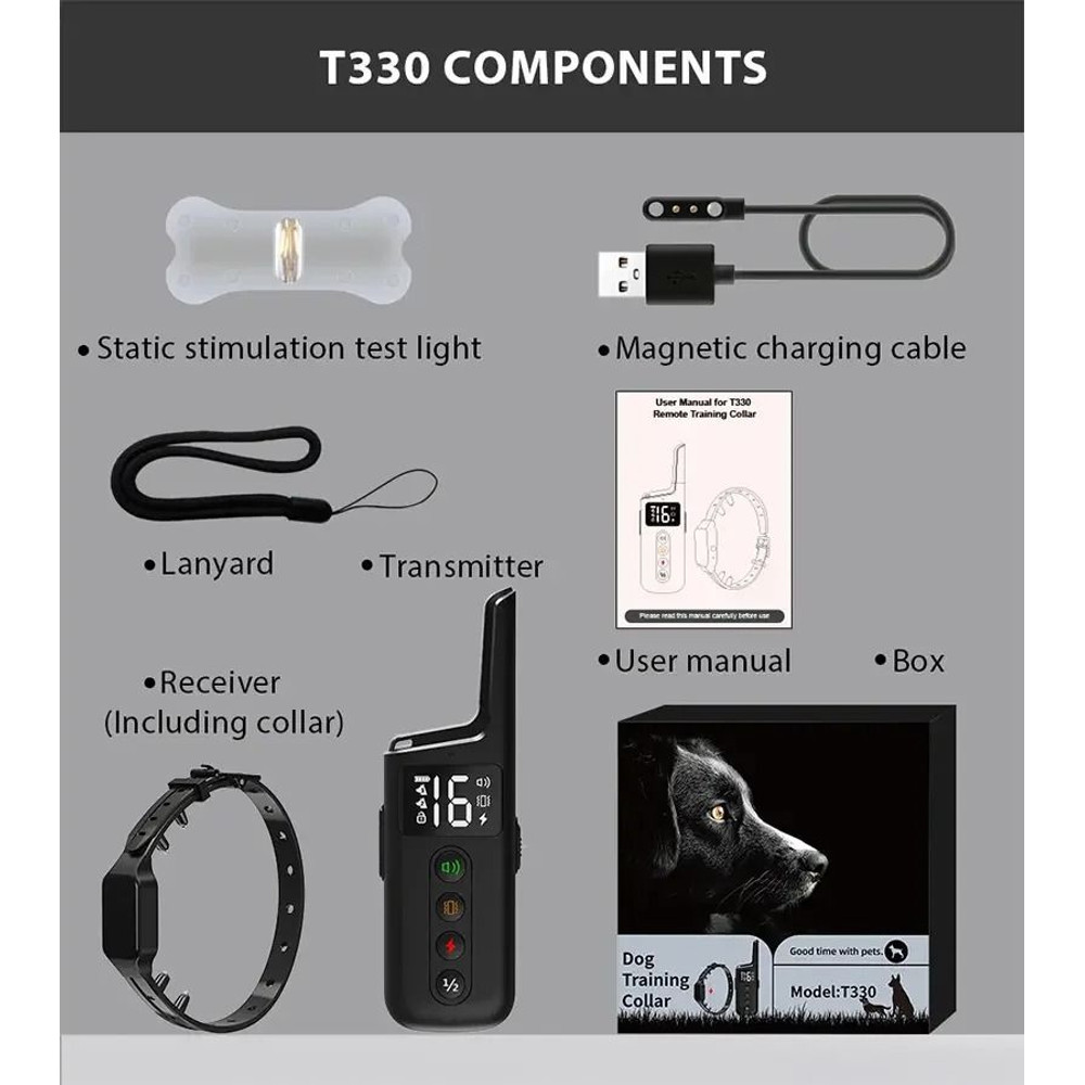 Dog Training Collar With Remote 1000ft Range And 3 Training Modes 6