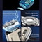 Mini Travel Electric Shaver Rechargeable Rotary Razor For Men 3