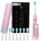Electric Sonic Toothbrush Set With Travel Case And 10 Brush Heads 7