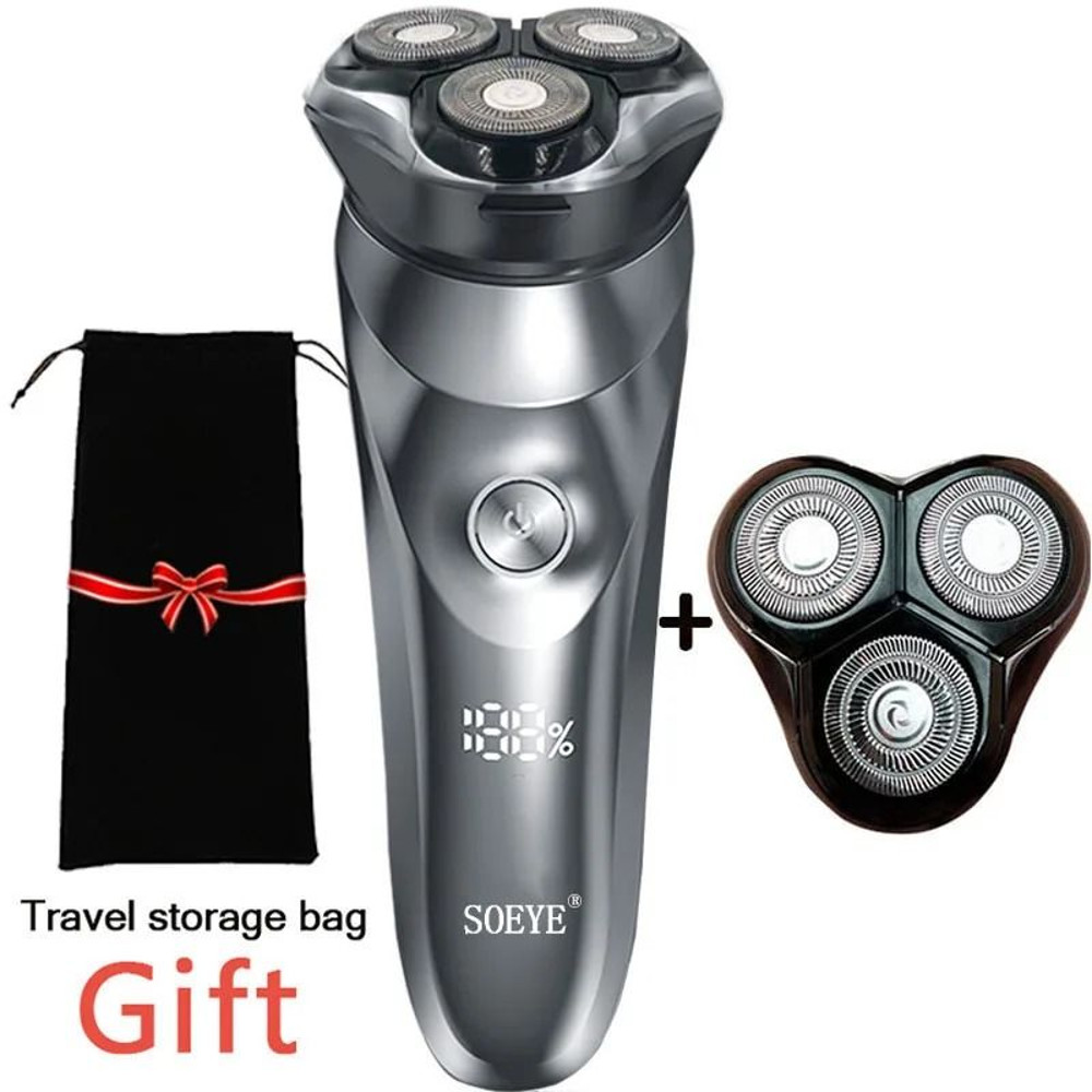 Electric Shaver For Men Waterproof Smart Beard Razor 10