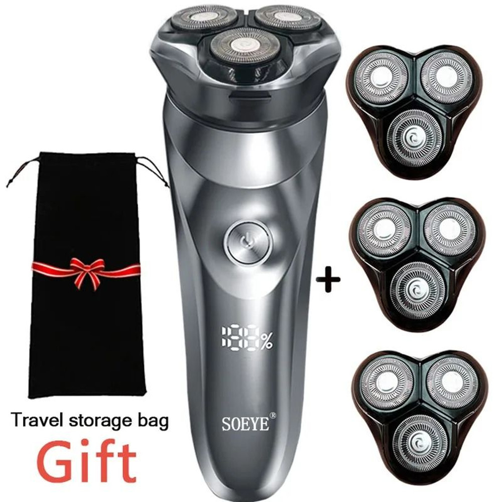 Electric Shaver For Men Waterproof Smart Beard Razor 8