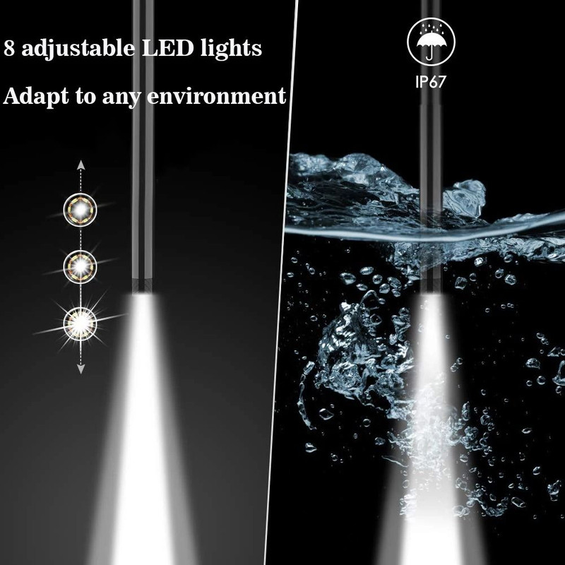 Industrial Endoscope HD Inspection Camera With 43 Inch Screen And LED Lights 5