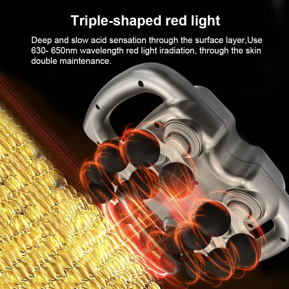 Muscle Massage Gun Deep Tissue Electric Fascia Massager With Multiple Heads 2