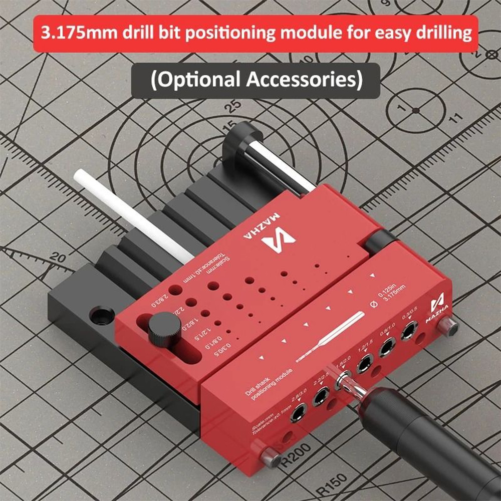Round Rod Drilling Positioner Tool For DIY And Model Making 3