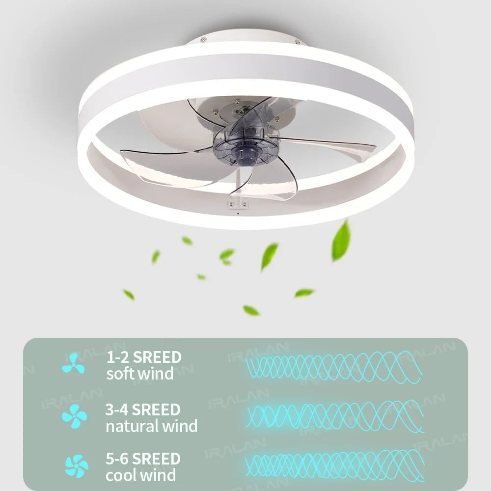 Modern LED Ceiling Fan With Remote Control And Silent Motor 4