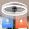 Modern LED Ceiling Fan With Remote Control And Silent Motor 7