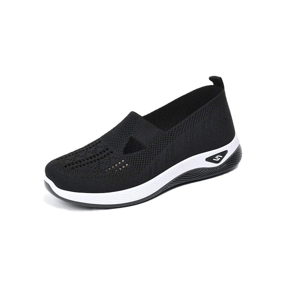 Women Breathable Knitted Sneakers Casual Low Top Shoes 8