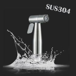 stainless steel toilet spray gun portable bathroom cleaning device