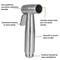 Stainless Steel Toilet Spray Gun Portable Bathroom Cleaning Device 5