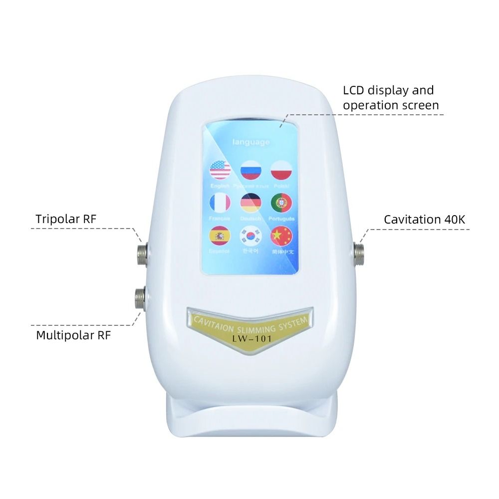 40K Body Slimming Cavitation Machine Multi Functional Face And Body Tightening Massager 4