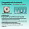 Electric Toothbrush Replacement Brush Heads Basic Cleaning Nozzle Compatible With D100 D25 D30 D32 3