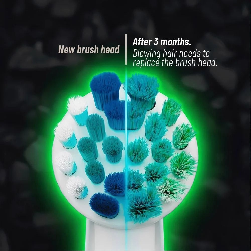 Electric Toothbrush Replacement Brush Heads Basic Cleaning Nozzle Compatible With D100 D25 D30 D32 5