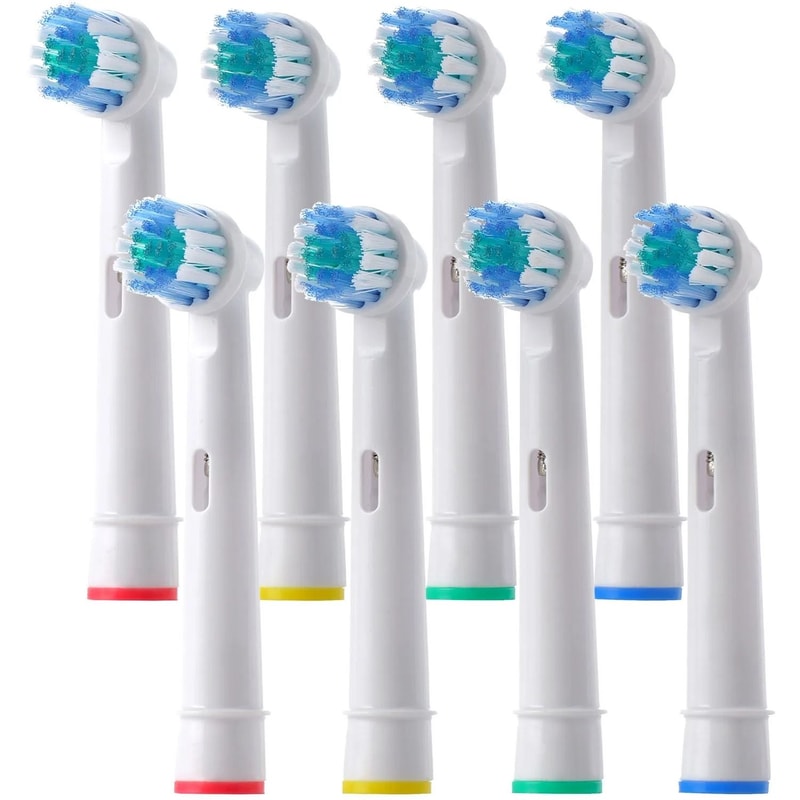 Electric Toothbrush Replacement Brush Heads Basic Cleaning Nozzle Compatible With D100 D25 D30 D32 9